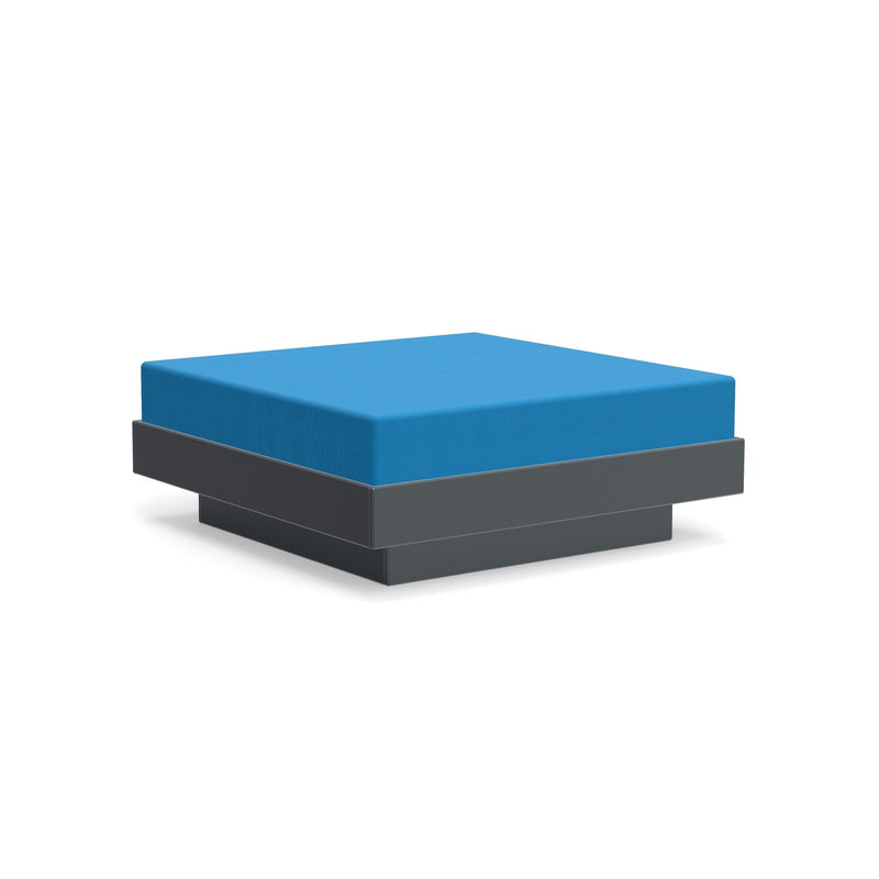 Platform One Ottoman - Loll Designs - Stools + Benches + Ottomans - Black - Charcoal - HORNE