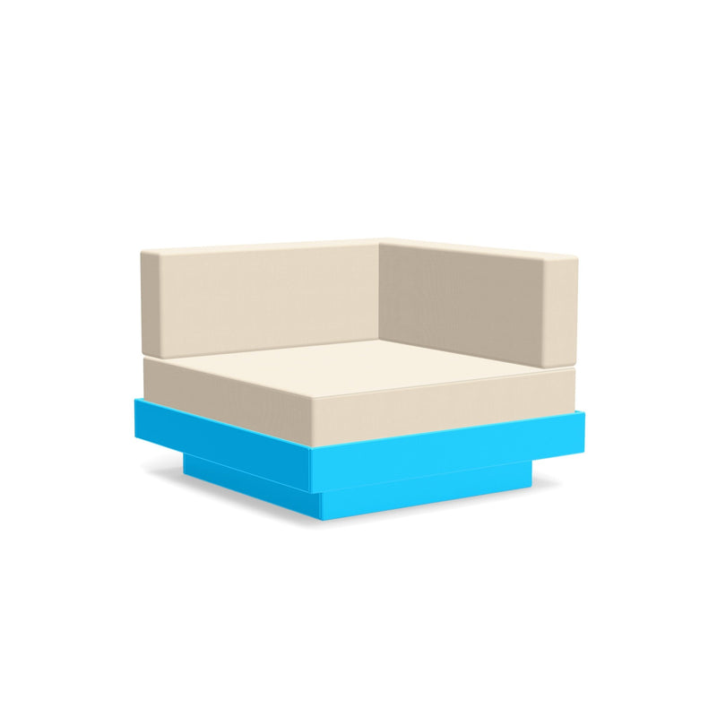 Platform One Sectional Corner - Loll Designs - Outdoor Furniture - Black - Charcoal - HORNE