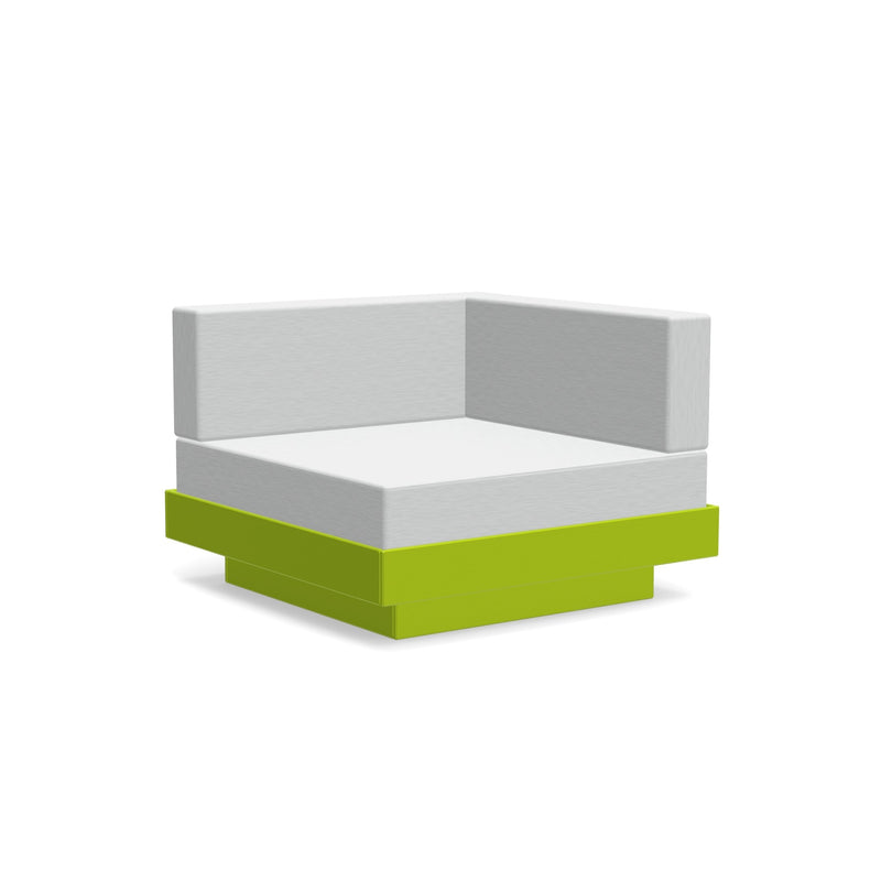 Platform One Sectional Corner - Loll Designs - Outdoor Furniture - Black - Charcoal - HORNE