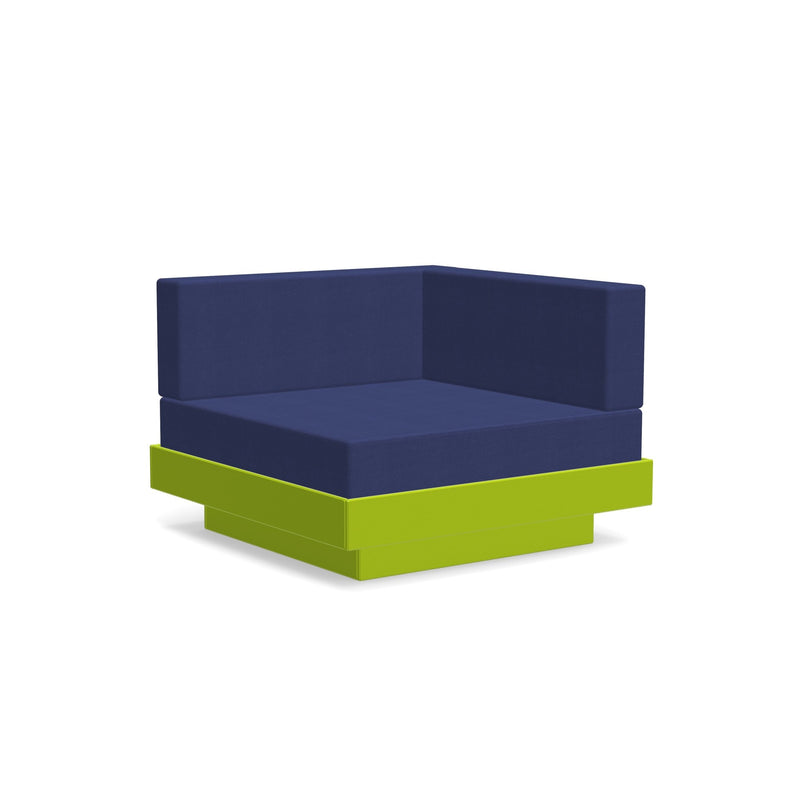 Platform One Sectional Corner - Loll Designs - Outdoor Furniture - Black - Charcoal - HORNE