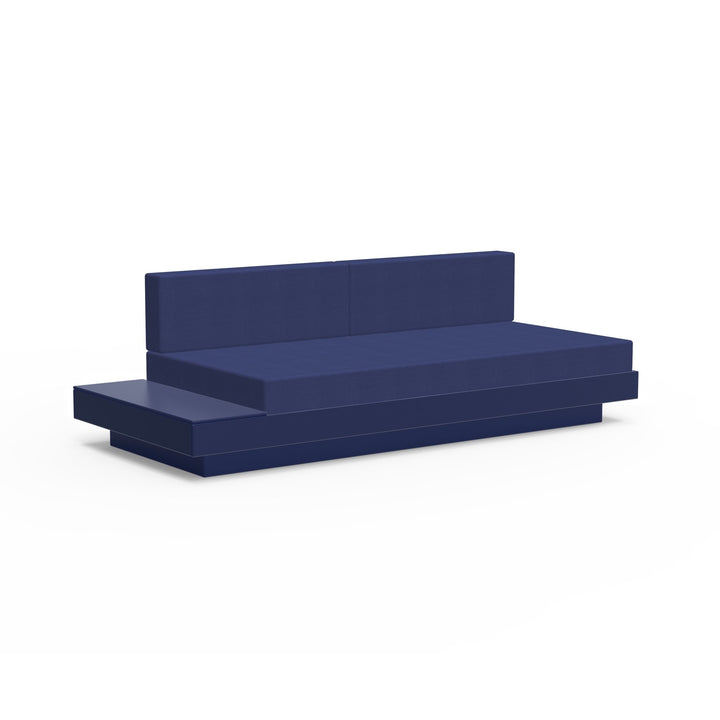 Platform One Sectional Sofa with Left/Right Table - Loll Designs - Outdoor Furniture - Navy Blue - Navy - HORNE
