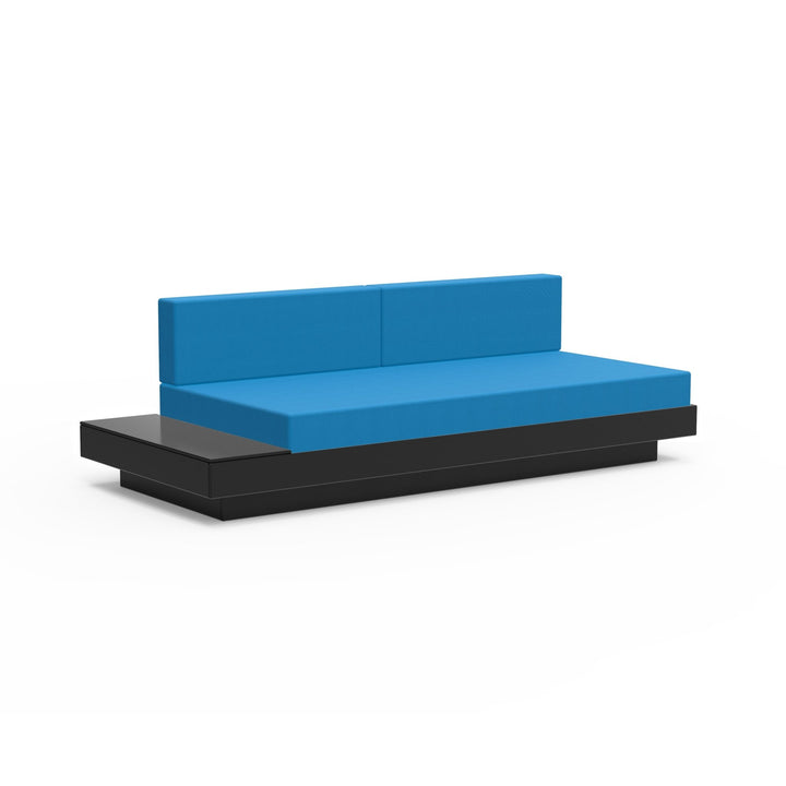 Platform One Sectional Sofa with Left/Right Table - Loll Designs - Outdoor Furniture - Black - Regatta - HORNE