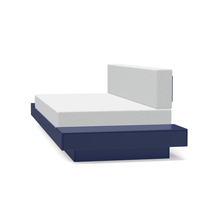 Platform One Sofa With Tables - Loll Designs - Outdoor Furniture - Driftwood - Silver - HORNE