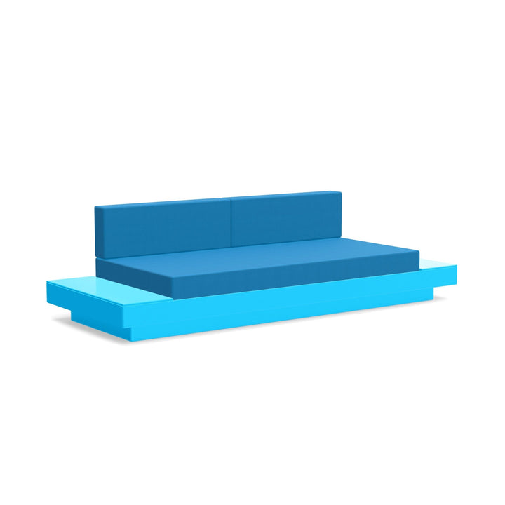 Platform One Sofa With Tables - Loll Designs - Outdoor Furniture - Sky Blue - Regatta - HORNE