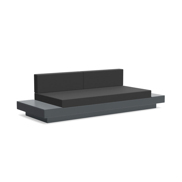 Platform One Sofa With Tables - Loll Designs - Outdoor Furniture - Charcoal Grey - Charcoal - HORNE