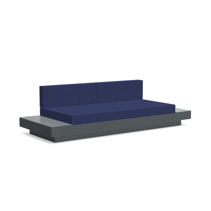 Platform One Sofa With Tables - Loll Designs - Outdoor Furniture - Charcoal Grey - Navy - HORNE