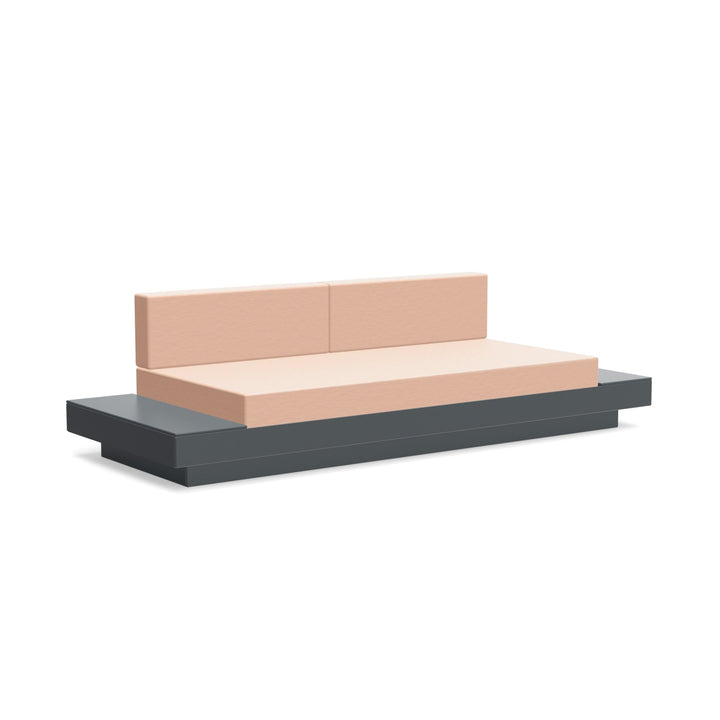 Platform One Sofa With Tables - Loll Designs - Outdoor Furniture - Charcoal Grey - Petal - HORNE
