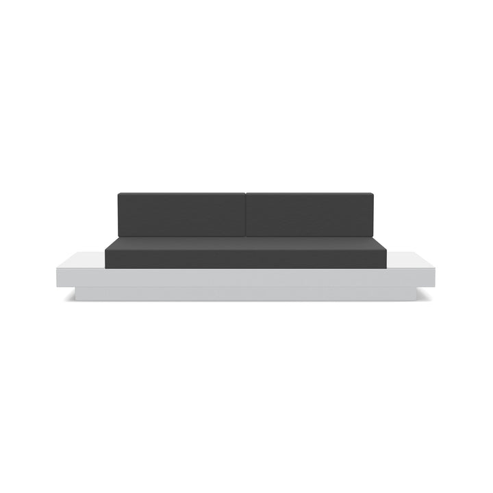 Platform One Sofa With Tables - Loll Designs - Outdoor Furniture - Driftwood - Silver - HORNE