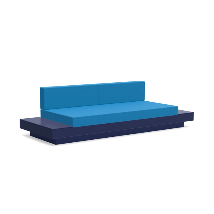 Platform One Sofa With Tables - Loll Designs - Outdoor Furniture - Navy Blue - Regatta - HORNE