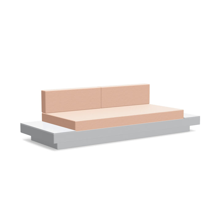 Platform One Sofa With Tables - Loll Designs - Outdoor Furniture - Driftwood - Petal - HORNE