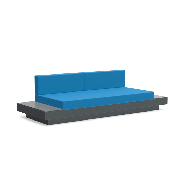 Platform One Sofa With Tables - Loll Designs - Outdoor Furniture - Charcoal Grey - Regatta - HORNE