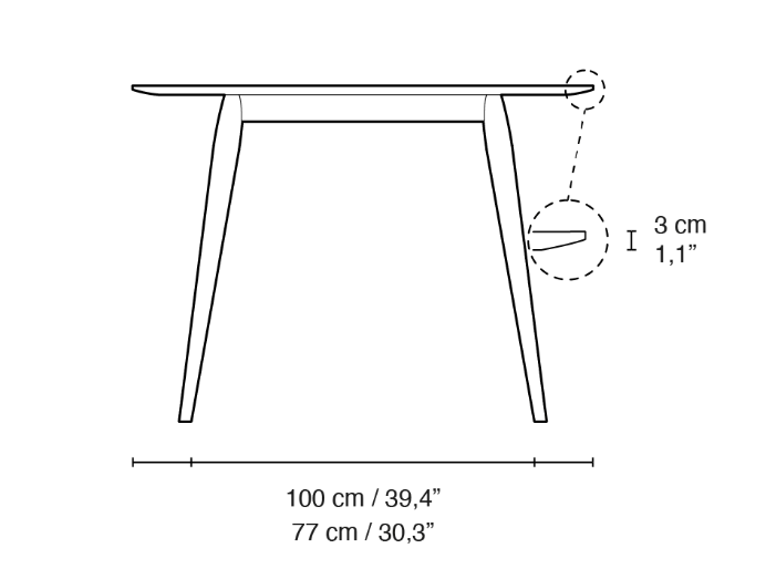 PLAYdinner Round Dining Table - Bruunmunch - Tables - 47.2"Ø - Smoked Oak - HORNE