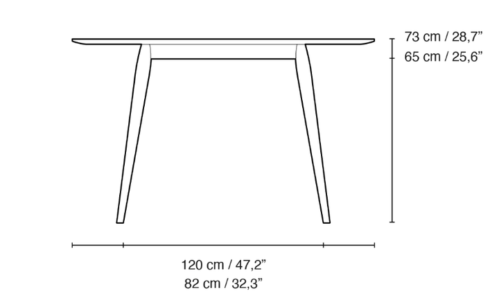 PLAYdinner Round Dining Table - Bruunmunch - Tables - 47.2"Ø - Smoked Oak - HORNE