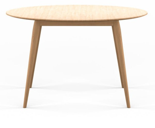 PLAYdinner Round Dining Table - Bruunmunch - Tables - 47.2"Ø - White Oiled Oak - HORNE