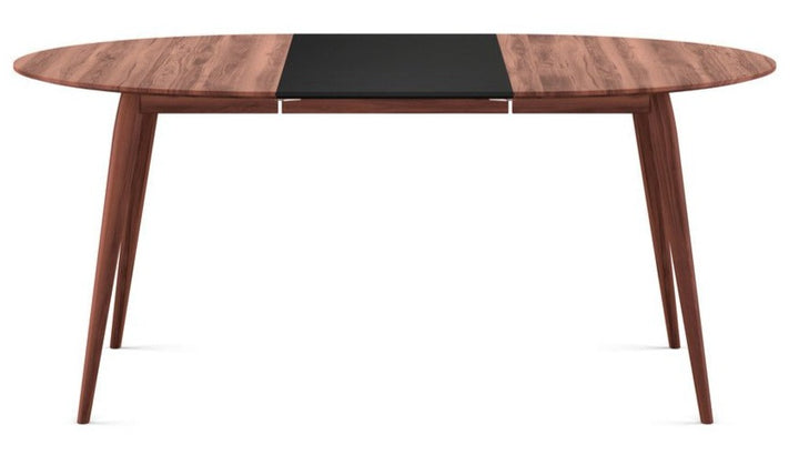 PLAYdinner Round Dining Table - Extendable - Bruunmunch - Tables - Walnut - 2 MDF Plates - HORNE