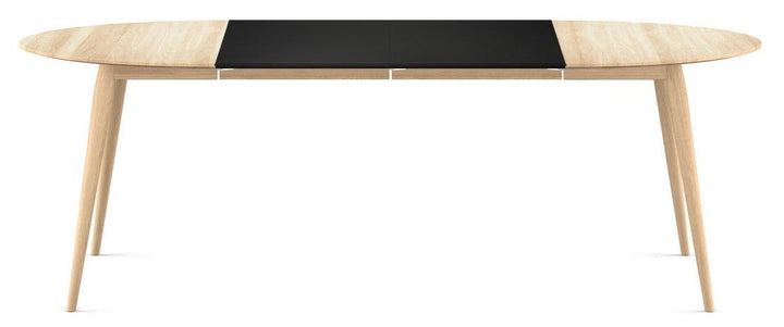 PLAYdinner Round Dining Table - Extendable - Bruunmunch - Tables - Soaped Oak - 2 MDF Plates - HORNE
