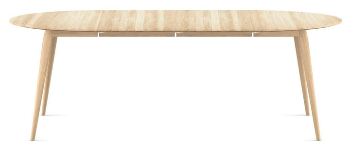PLAYdinner Round Dining Table - Extendable - Bruunmunch - Tables - Soaped Oak - 1 Solid Wood Plate - HORNE