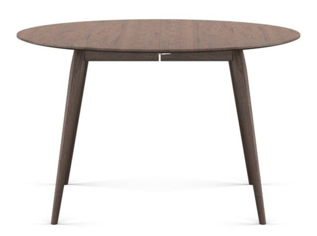 PLAYdinner Round Dining Table - Extendable - Bruunmunch - Tables - Walnut - No Plates - HORNE
