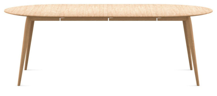 PLAYdinner Round Dining Table - Extendable - Bruunmunch - Tables - White Oiled Oak - 2 Solid Wood Plates - HORNE