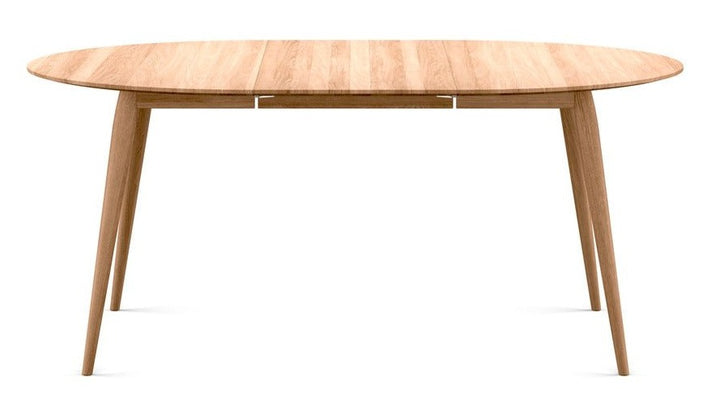 PLAYdinner Round Dining Table - Extendable - Bruunmunch - Tables - Natural Oil - 1 Solid Wood Plate - HORNE