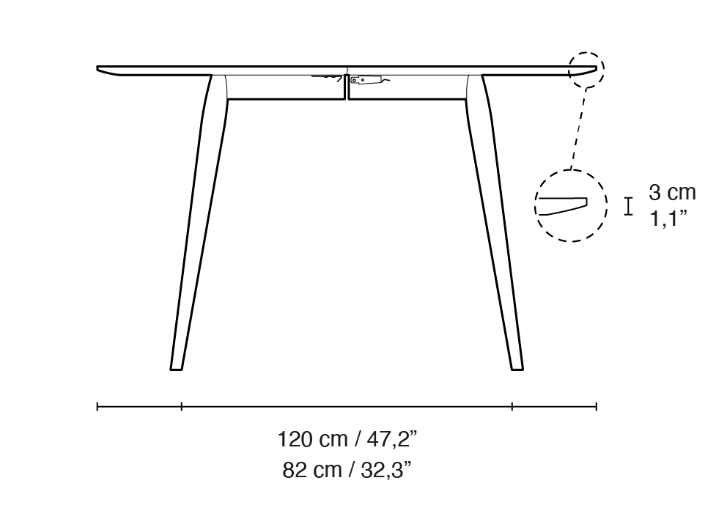 PLAYdinner Round Dining Table - Extendable - Bruunmunch - Tables - Walnut - 2 MDF Plates - HORNE