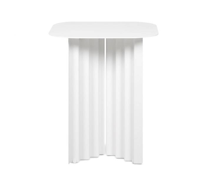 Plec Rectangular Coffee Table - Small - RS Barcelona - Tables + Desks - White Metal - HORNE