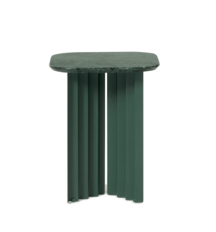 Plec Rectangular Coffee Table - Small - RS Barcelona - Tables + Desks - Green Aver Marble - HORNE
