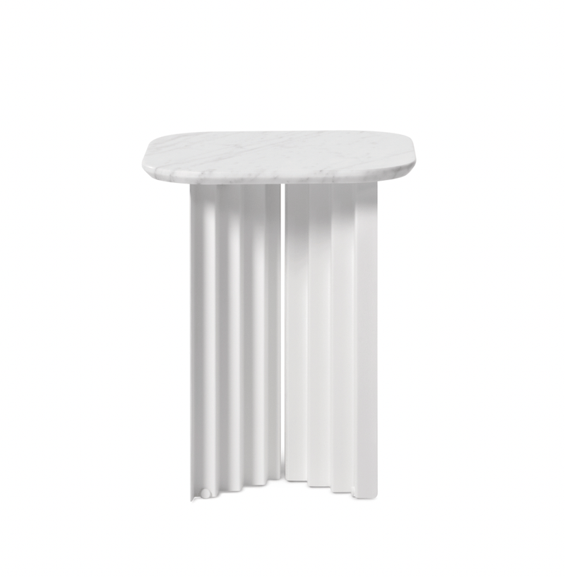 Plec Rectangular Coffee Table - Small - RS Barcelona - Tables + Desks - White Metal - HORNE
