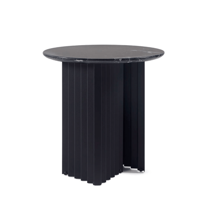 Plec Round Coffee Table - Small - RS Barcelona  - Black Marquina Marble - HORNE