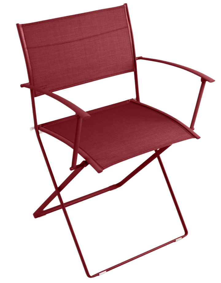 Plein Air Armchair - Stereo Fabric - Set of 2 - Fermob - Outdoor Furniture - Chili Red - HORNE