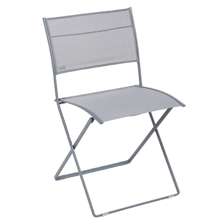 Plein Air Side Chair Stereo Fabric - Set of 2 - Fermob - Outdoor Furniture - Storm Grey - HORNE