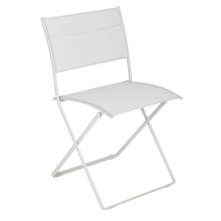 Plein Air Side Chair Stereo Fabric - Set of 2 - Fermob - Outdoor Furniture - Clay Grey - HORNE