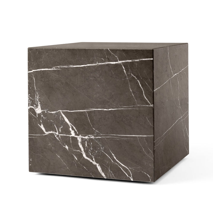 Plinth - Audo Copenhagen - Tables + Desks - Cubic - Grey Kendzo Marble - HORNE