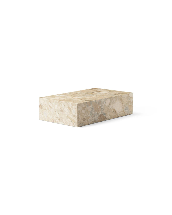 Plinth - Audo Copenhagen - Tables + Desks - Low - Kunis Breccia Marble - HORNE