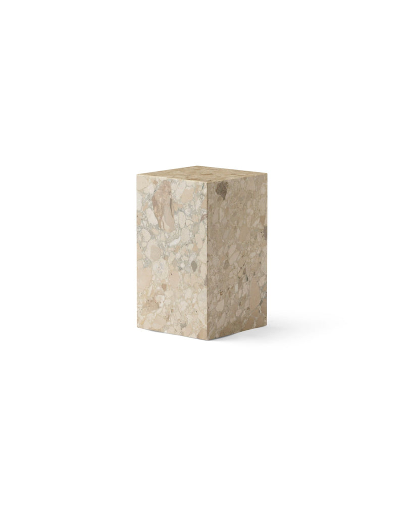 Plinth - Audo Copenhagen - Tables + Desks - Tall - Calacatta Viola Marble - HORNE
