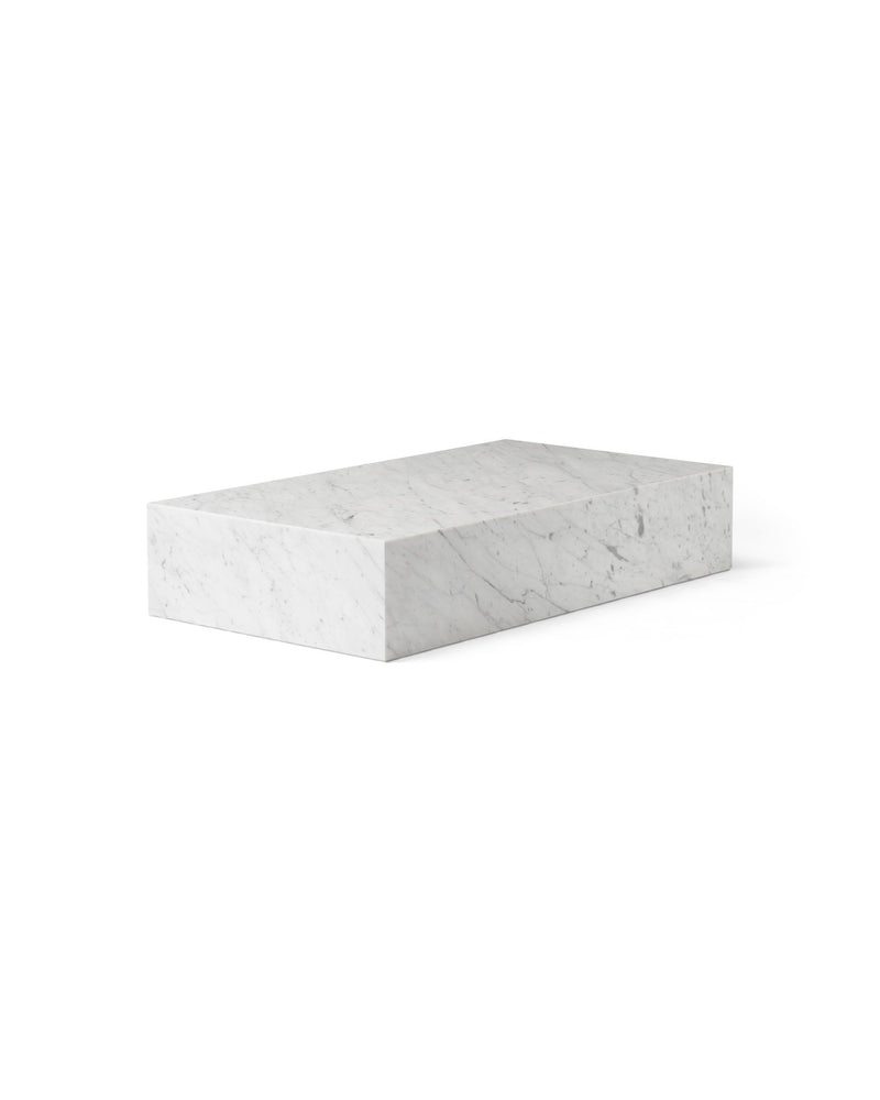 Plinth - Audo Copenhagen - Tables + Desks - Tall - Calacatta Viola Marble - HORNE