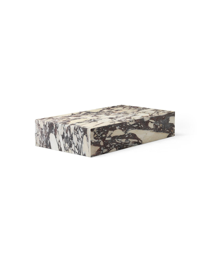 Plinth - Audo Copenhagen - Tables + Desks - Tall - Calacatta Viola Marble - HORNE