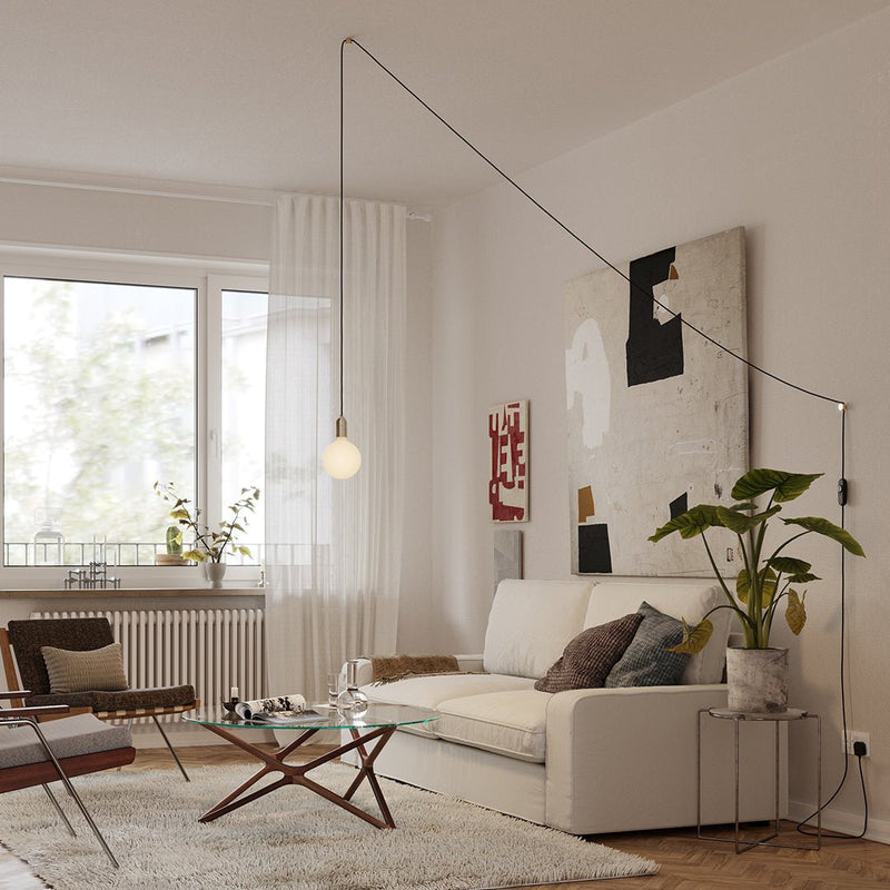 Plug - In Pendant - Tala - Brass - Voronoi I - HORNE