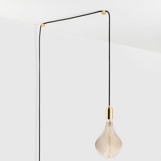 Plug - In Pendant - Tala - Brass - Voronoi II - HORNE