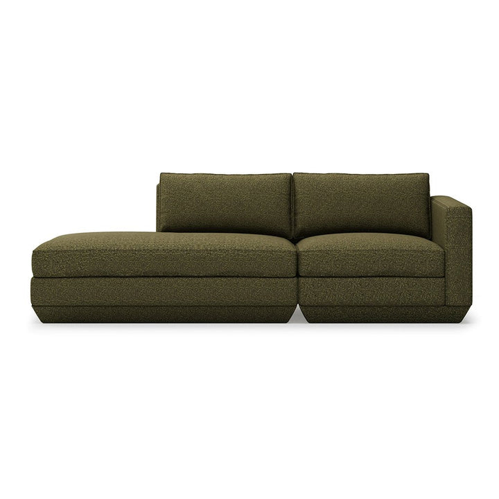 Podium Lounge Sofa: 2 - Seater - Gus* Modern - Sofas - Copenhagen Terra - Left Facing - HORNE