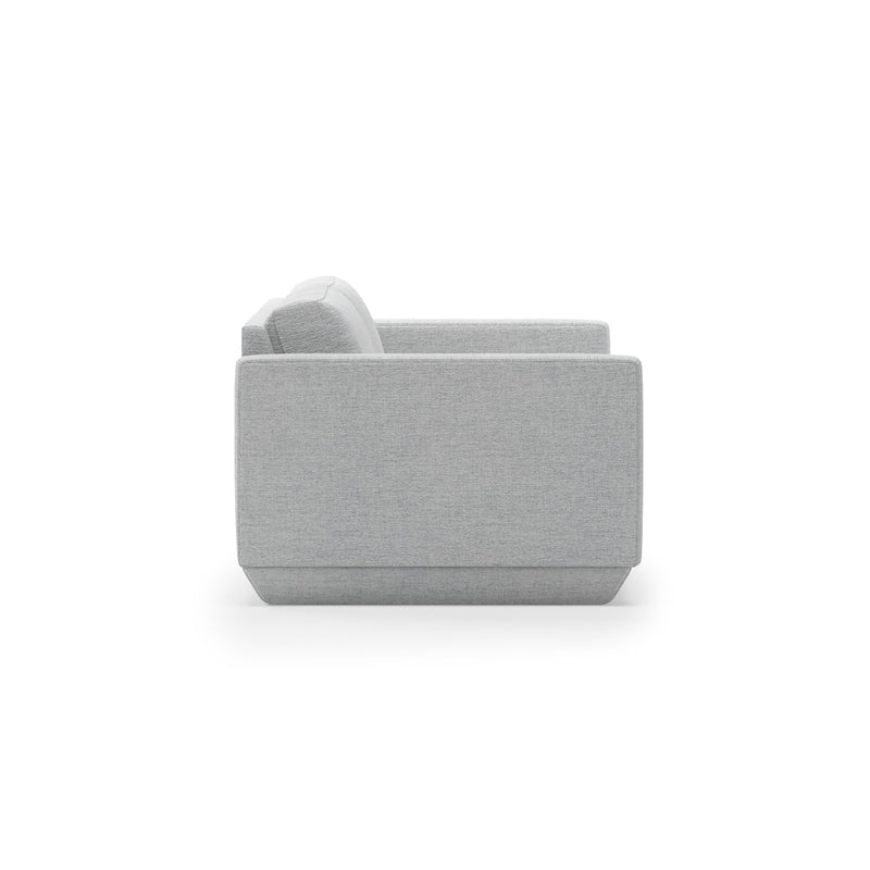 Podium Sofa: 2 - Seater - Gus* Modern - Sofas - Bayview Silver - HORNE