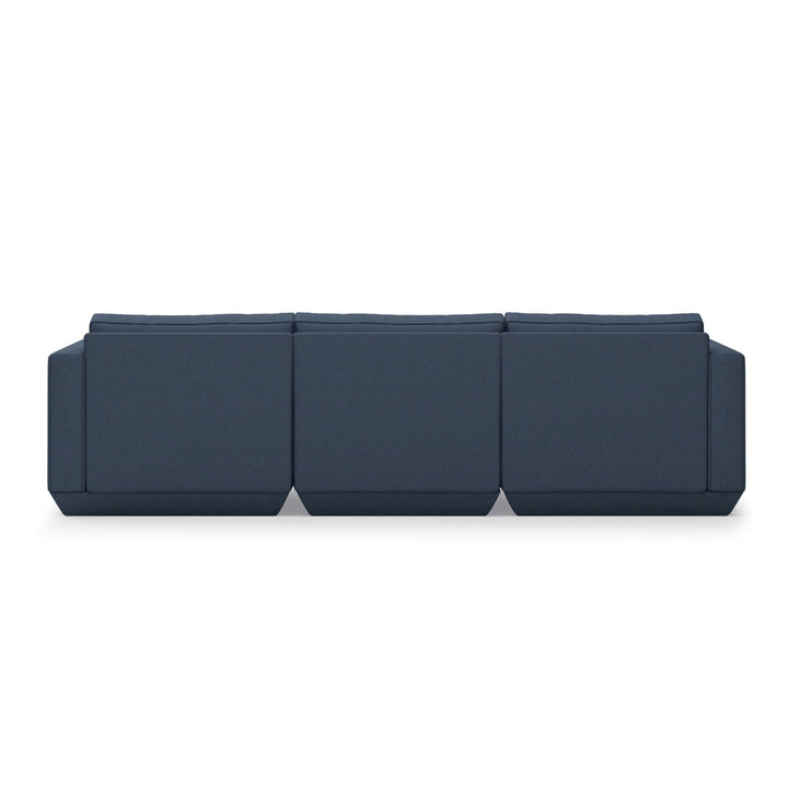 Podium Sofa: 3 - Seater - Gus* Modern - Sofas - Hanson Navy - HORNE