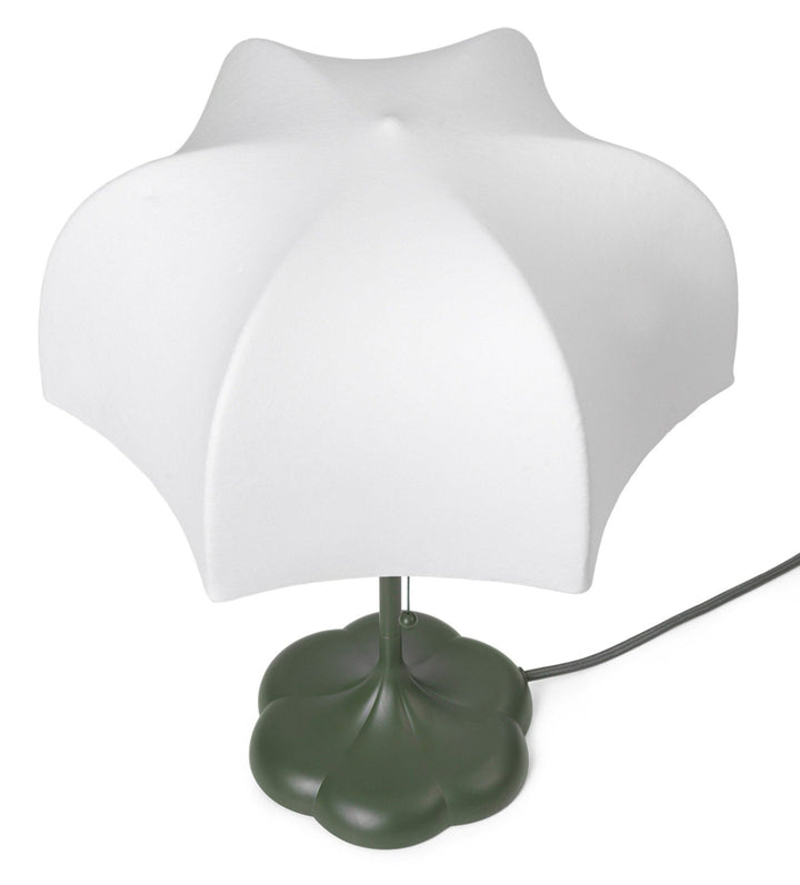 Poem Table Lamp - Ferm Living - Tables + Desks - White/ Grass Green - HORNE