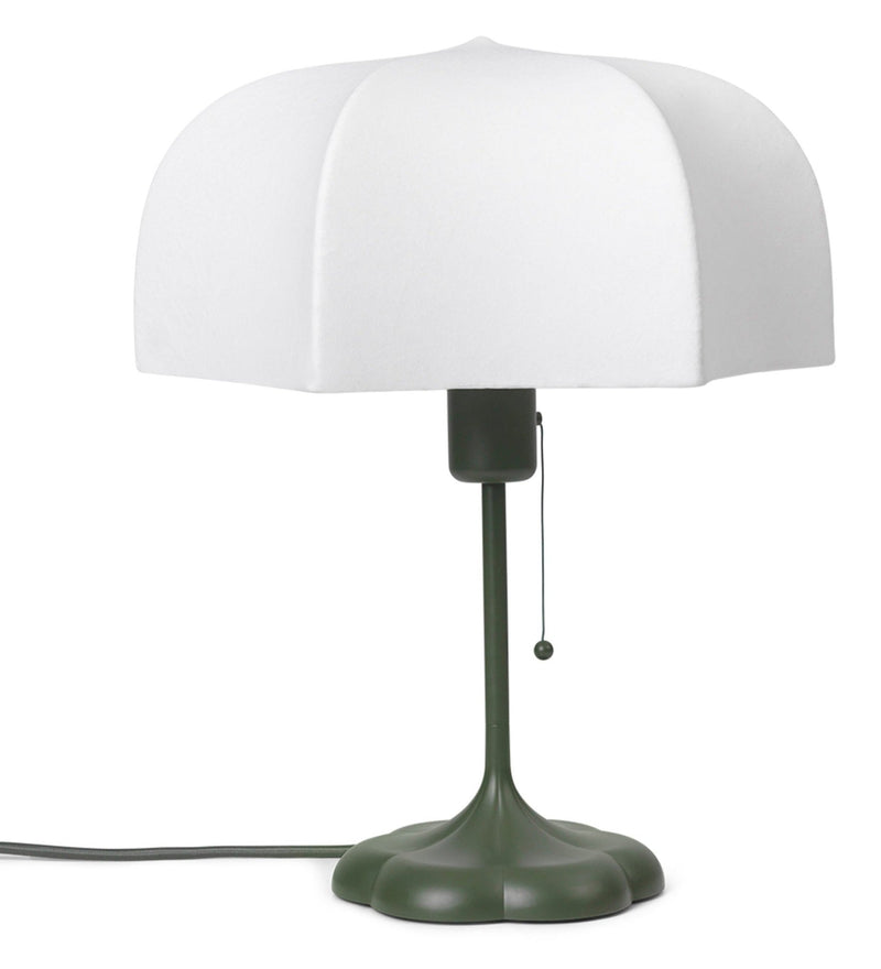 Poem Table Lamp - Ferm Living - Tables + Desks - White/ Cashmere - HORNE