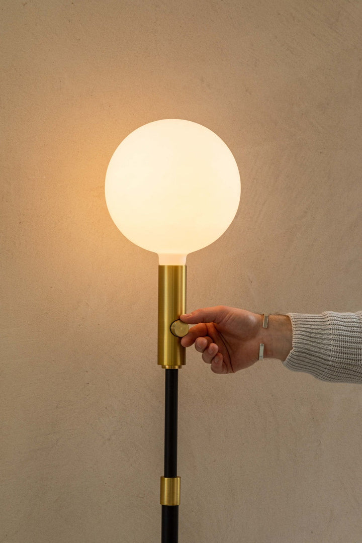 Poise Adjustable Floor Lamp - Tala - Graphite - HORNE