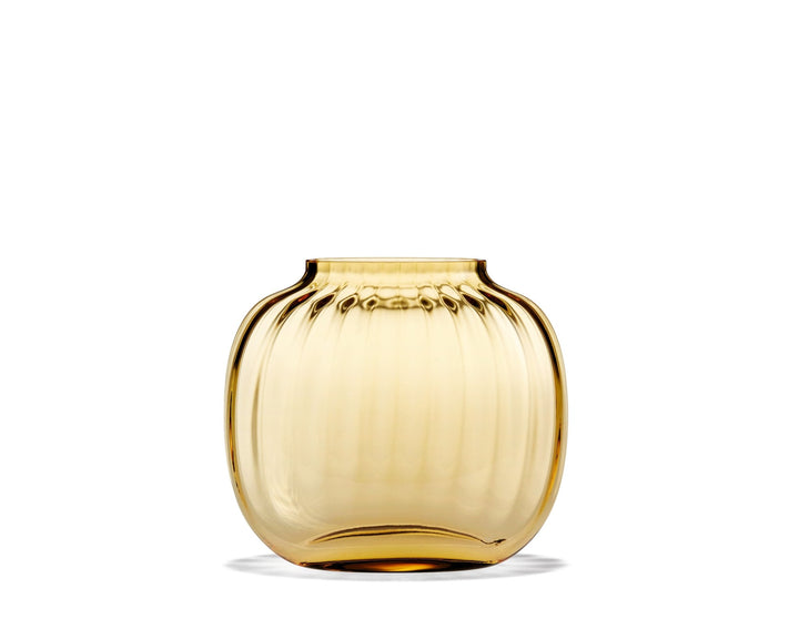 Primula Oval Vase - Amber - Holmegaard - Vases - HORNE
