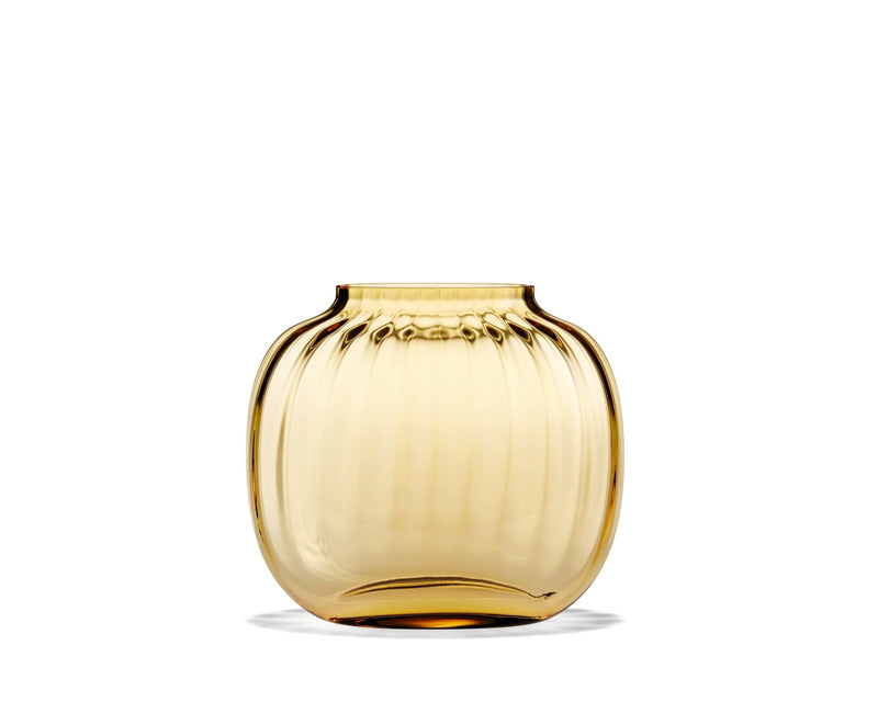 Primula Oval Vase - Amber - Holmegaard - Vases - HORNE