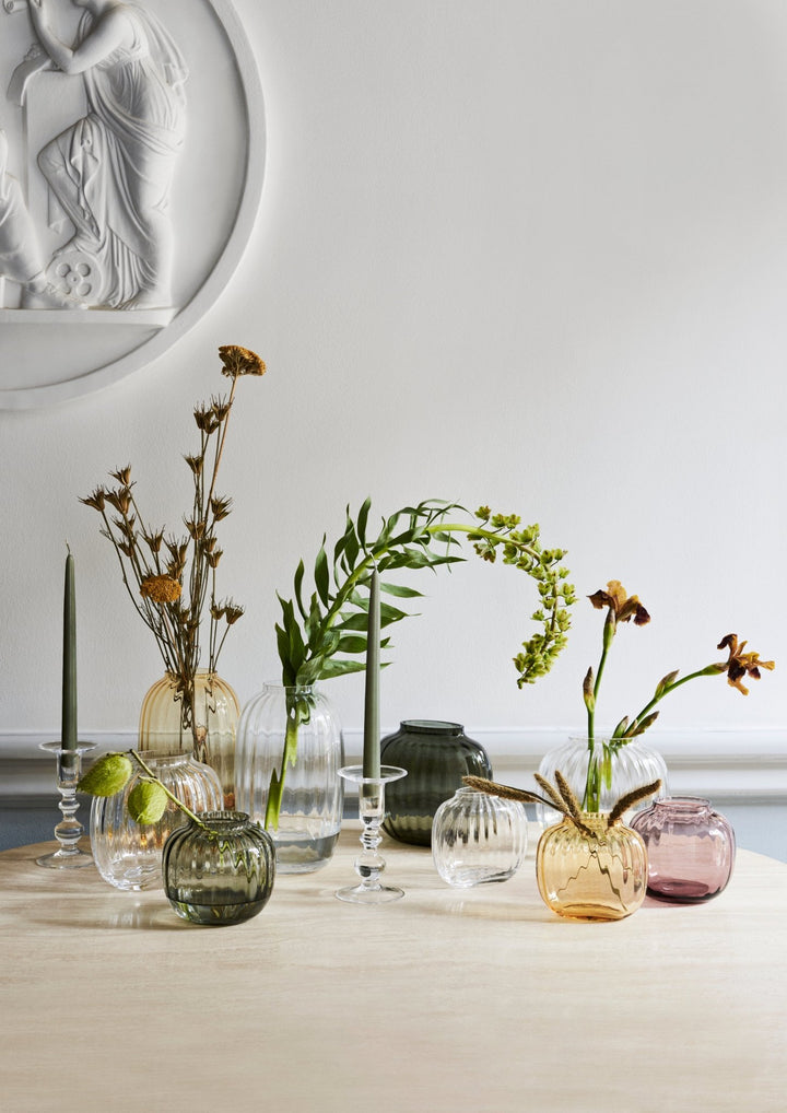 Primula Oval Vase - Clear - Holmegaard - Vases - HORNE