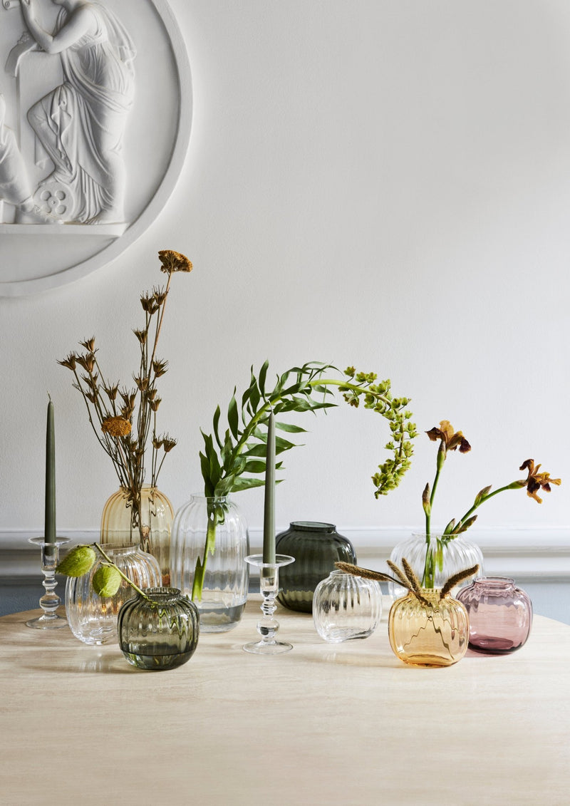 Primula Oval Vase - Smoke - Holmegaard - Vases - HORNE
