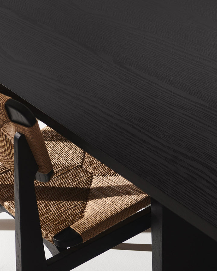 Private Dining Table - Gubi - Tables - 126" x 39" - Brown/Black Ash - HORNE